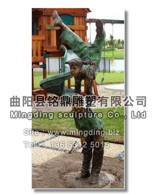 铜雕园林小孩 YLXH-123