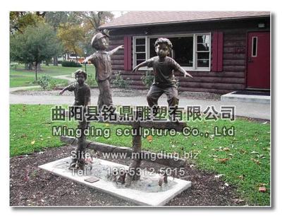 铜雕园林小孩 YLXH-125