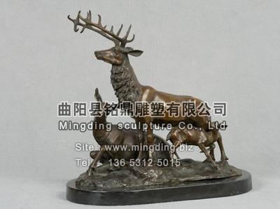 铜雕铜鹿 TDTL-102