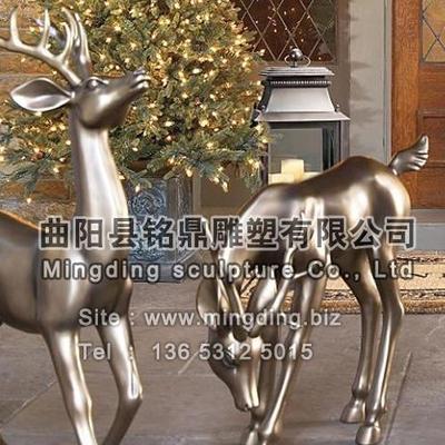 铜雕铜鹿 TDTL-104