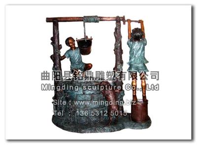 铜雕园林小孩 YLXH-100