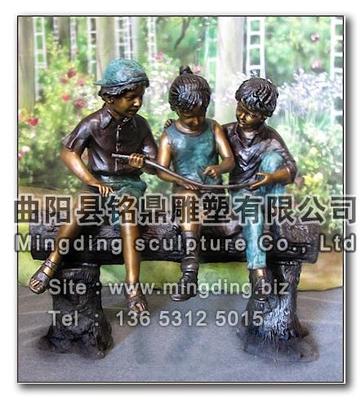 铜雕园林小孩 YLXH-105