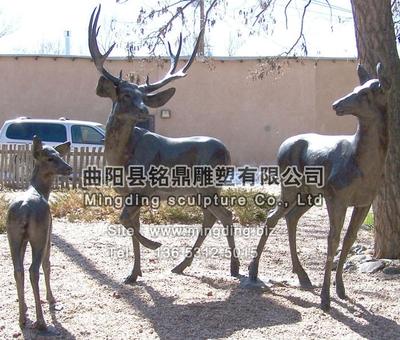 铜雕铜鹿 TDTL-113