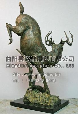 铜雕铜鹿 TDTL-116