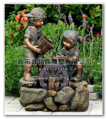 铜雕园林小孩 YLXH-112